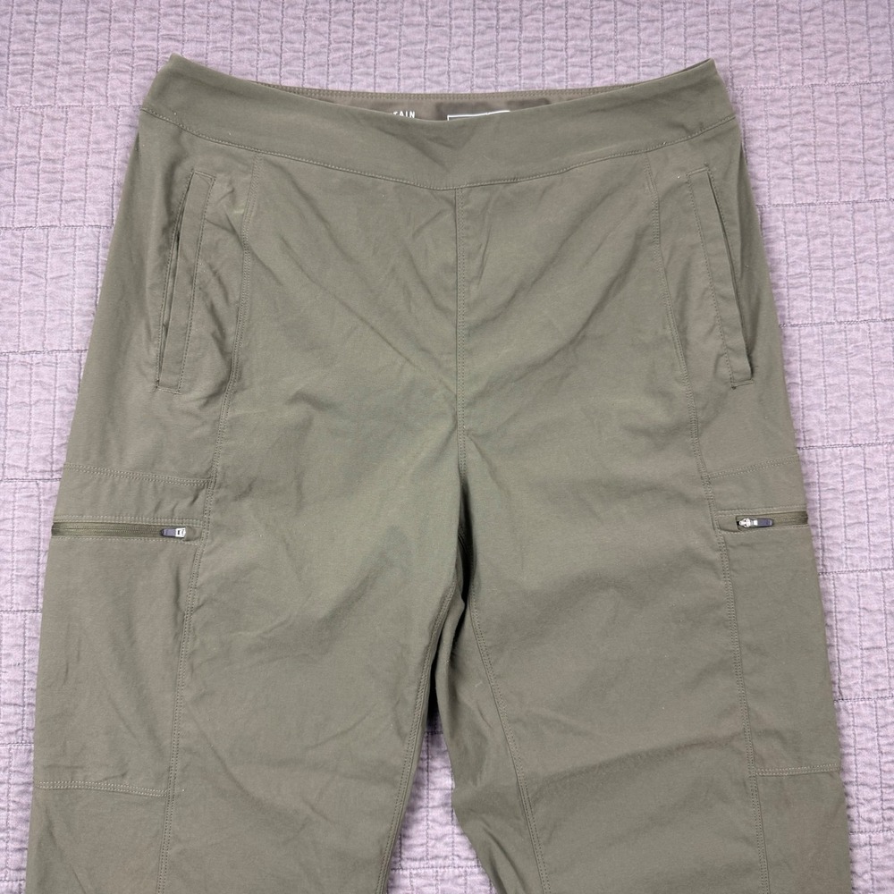 Mountain Hardwear Dynama High Rise Utility Jogger Pants Womens Large Cargo Green - Picture 2 of 12